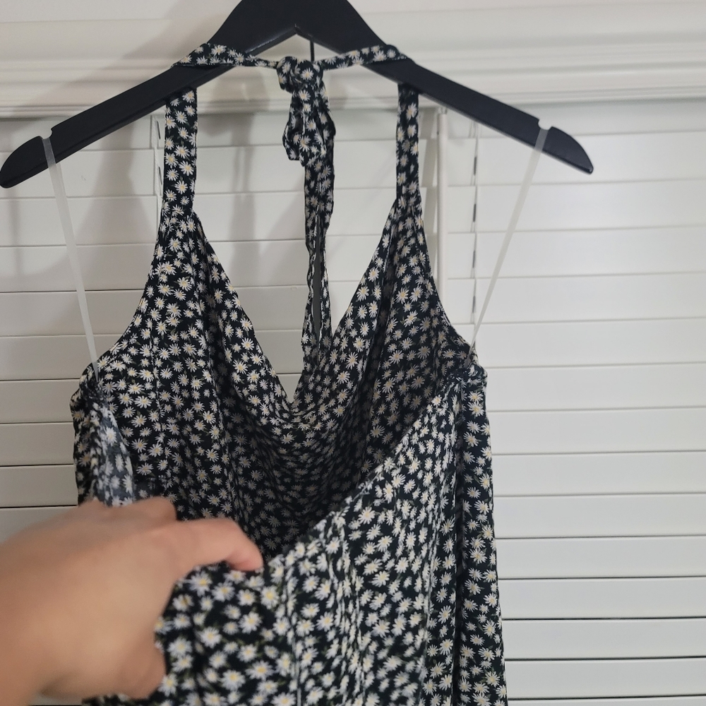 American Eagle Outfitters Women's Daisy Halter Mini Dress Size XL - Picture 7 of 11